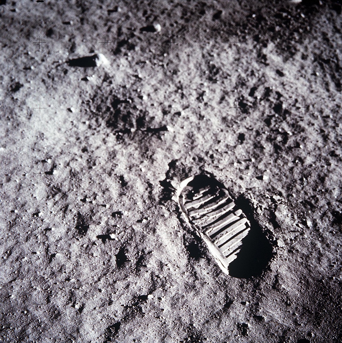 Footprint on the moon Apollo 11 NASA Footprint on the moon Apollo 11 NASA