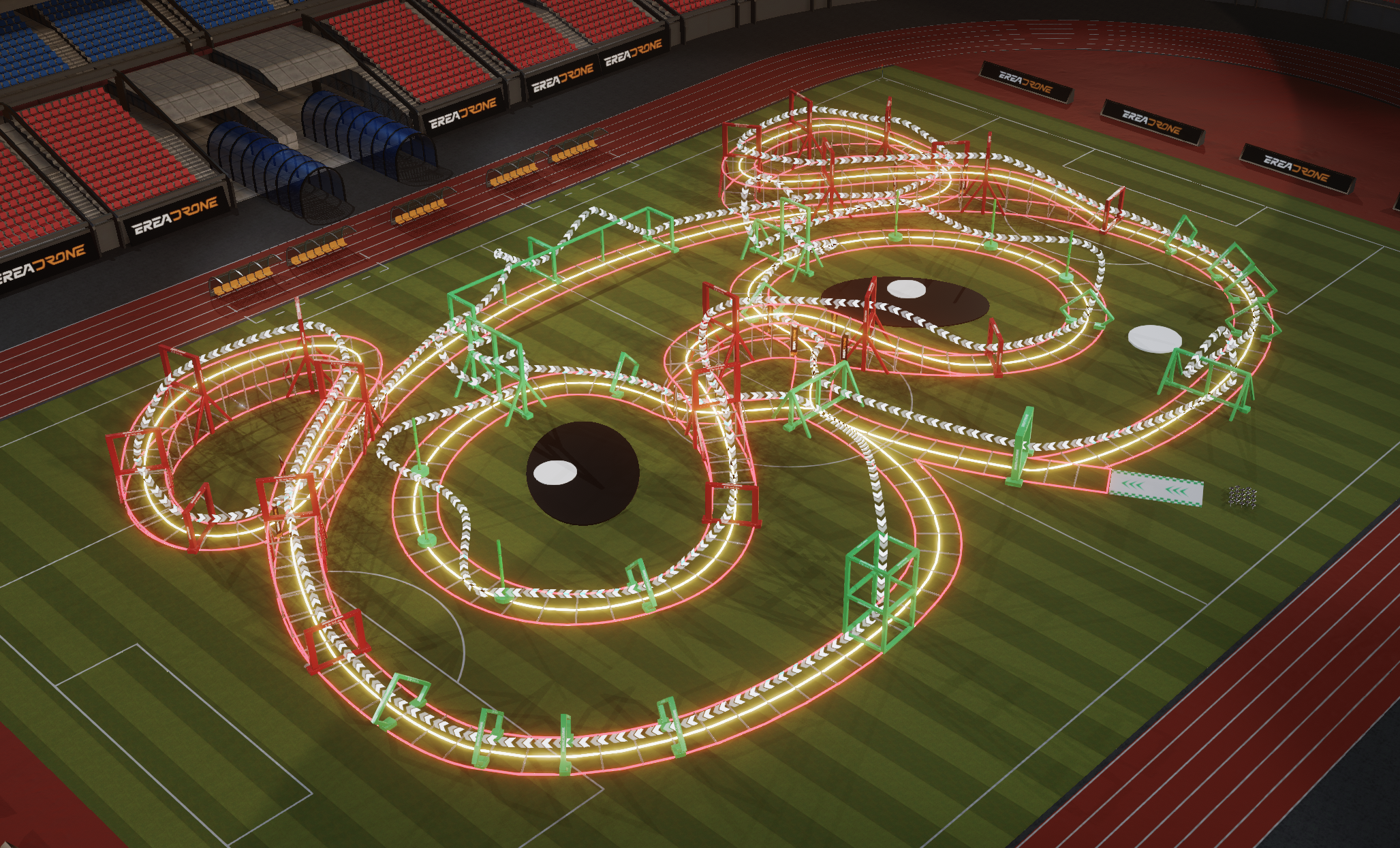 TWG 2025 Track Design_Top view in stadium