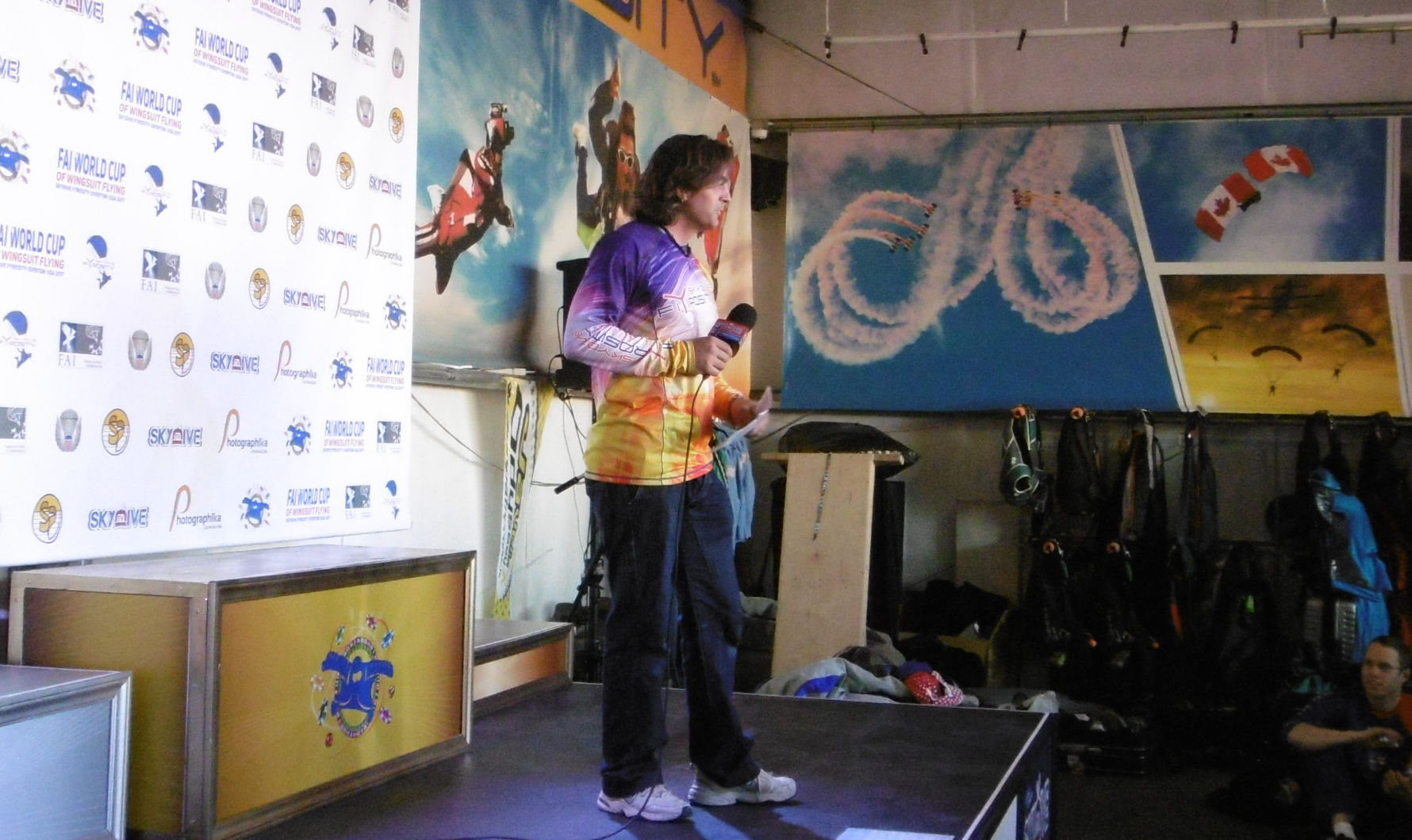 Our Host Sammy Vassily  - Skydive Fyrosity - Organiser and Host