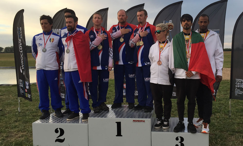 Team podium Team medals