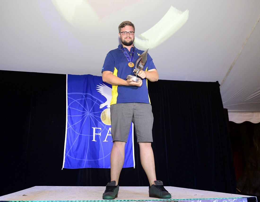 Henrik Raimer speed skydiver FAI