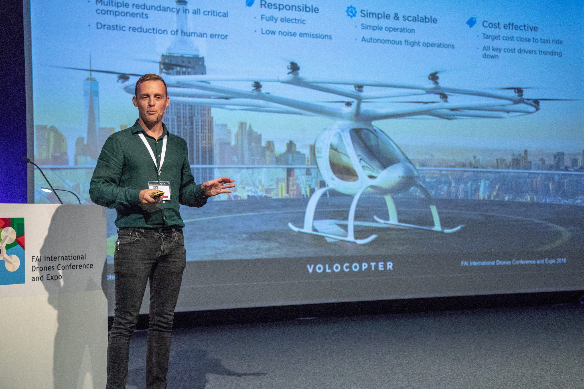 A Volocopter Drone A Volocopter Drone